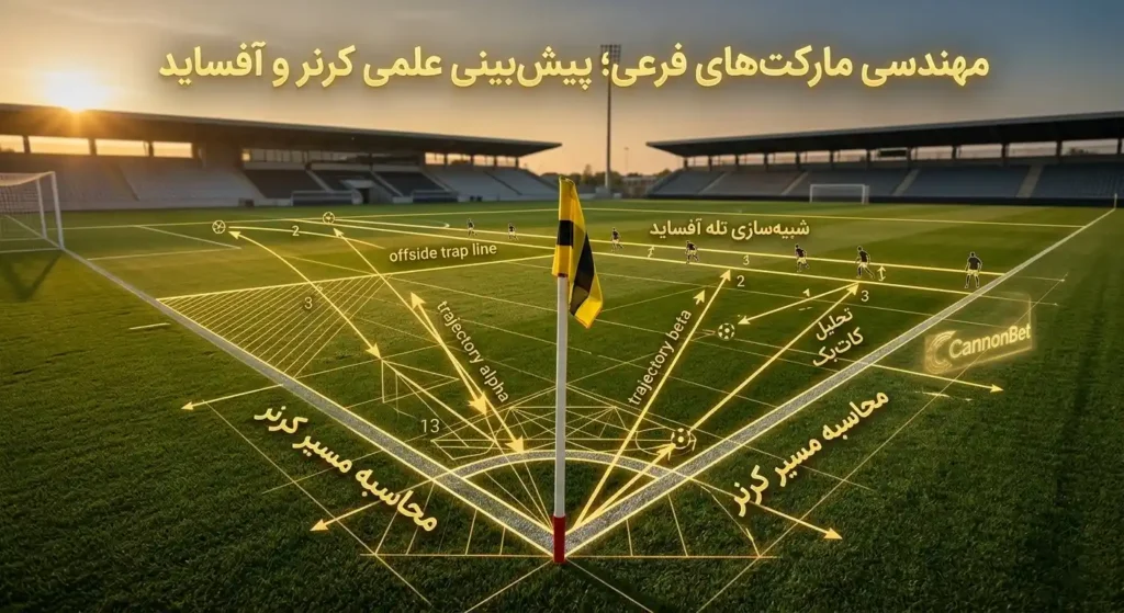 تحلیل آماری فوتبال برای پیش‌بینی تعداد کرنرها و آفسایدها در مارکت‌های فرعی شرط‌بندی ورزشی