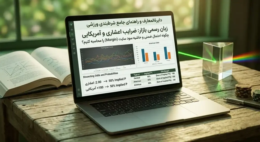 آموزش مفهوم ضرایب اعشاری و آمریکایی، احتمال ضمنی و محاسبه مارجین در شرط‌بندی ورزشی