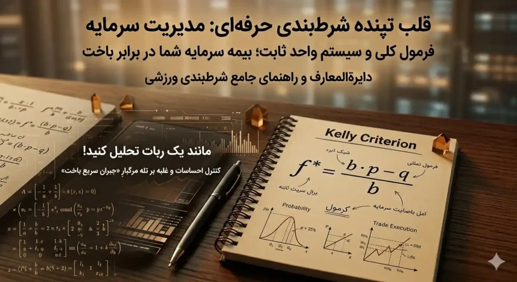 آموزش روانشناسی شرط‌بندی ورزشی، کنترل احساسات و جلوگیری از جبران عجولانه باخت‌ها
